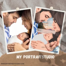 Family Portrait Image | MyPortraitStudio | family portrait drawing